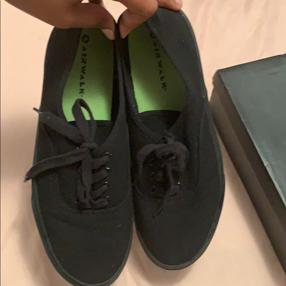 Black Airwalk Canvas Sneakers